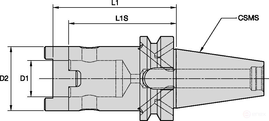 Оправка BT50BHTS22075M