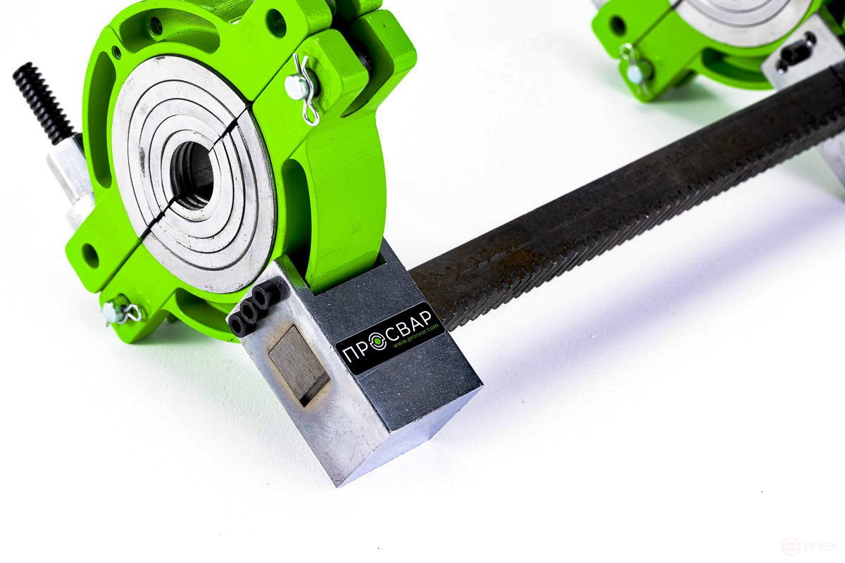 Механический центратор 2-х зажимный для сварки труб ПРОСВАР (40-110 мм)