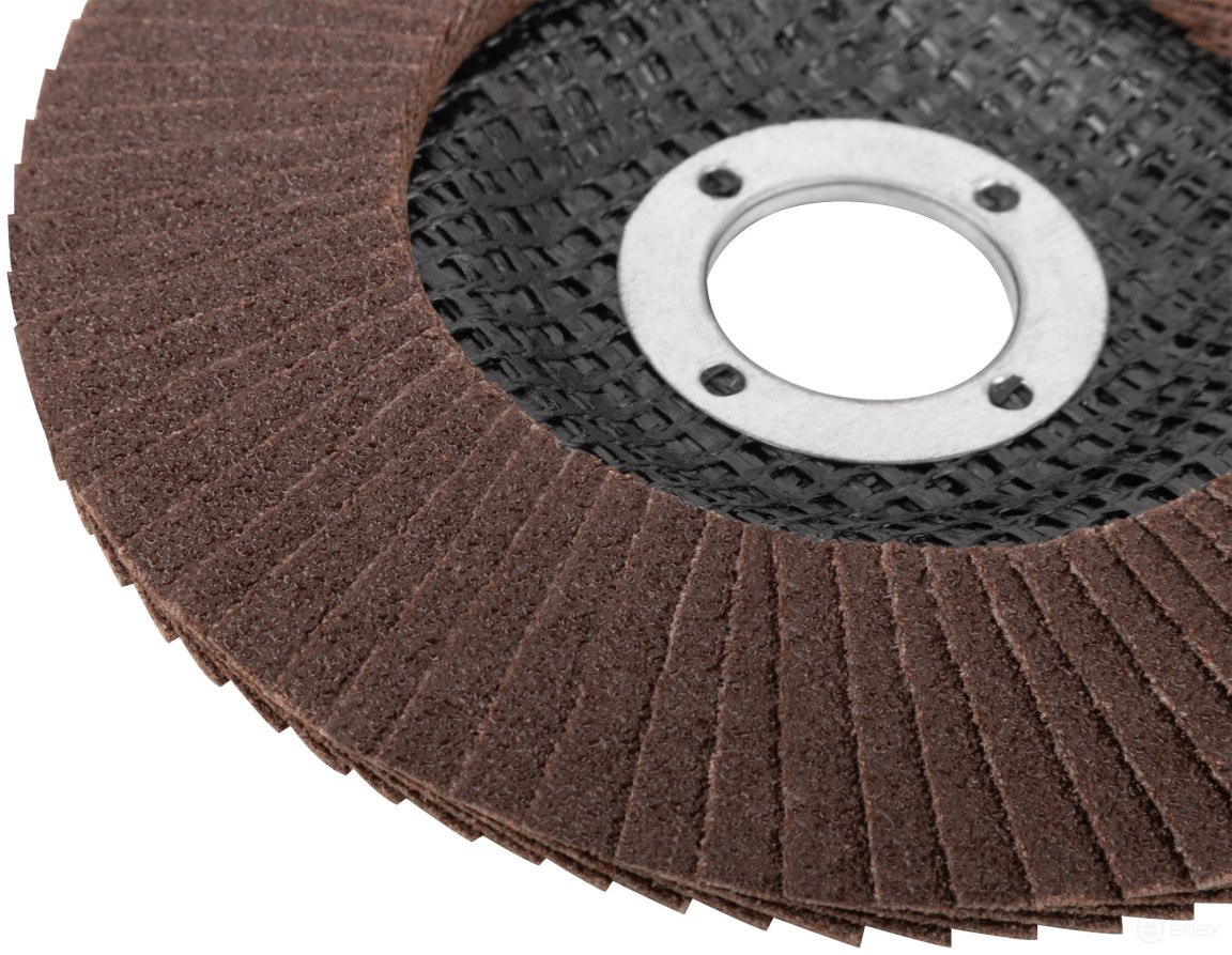 Круг лепестковый торцевой GreatFlex Plus (72 лепестка) 125 х 22,2 мм, P80