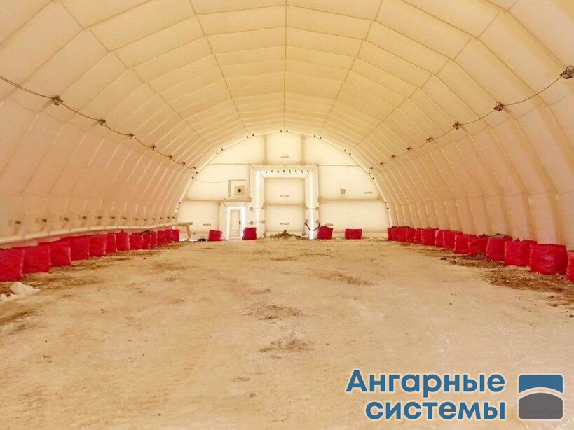 Ангар пневмокаркасный — закрытая спортивная площадка