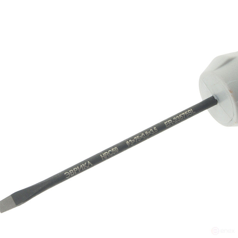 Slotted screwdriver SL3.5x75mm Ø3mm magnetic, rod S2, with holder HRC≥59 ER-23575SL EUREKA /1/12/288 NEW