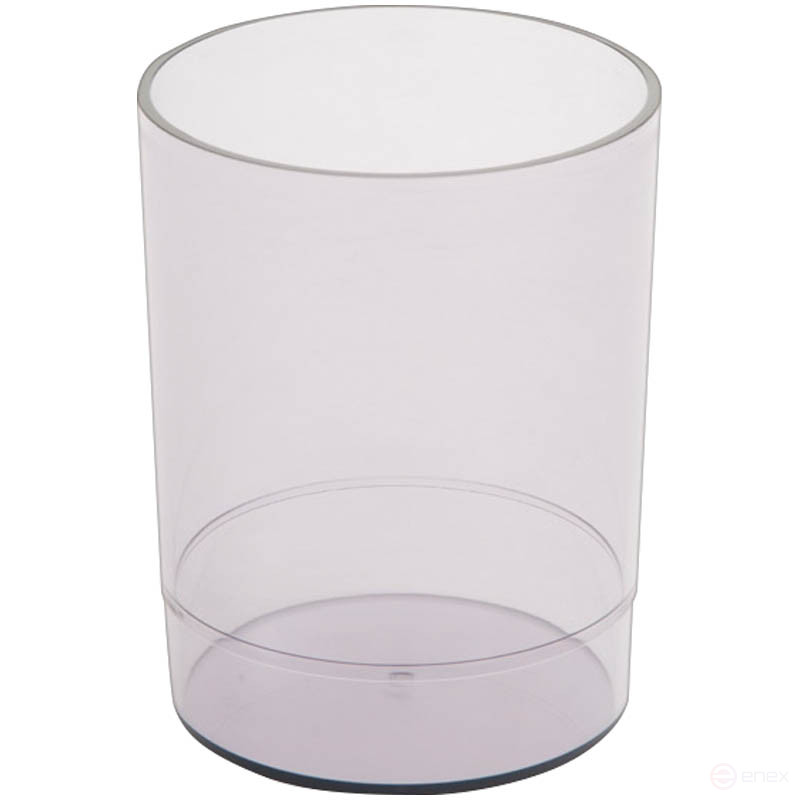 Stand-glass STAMM "Office", plastic, round, tinted gray