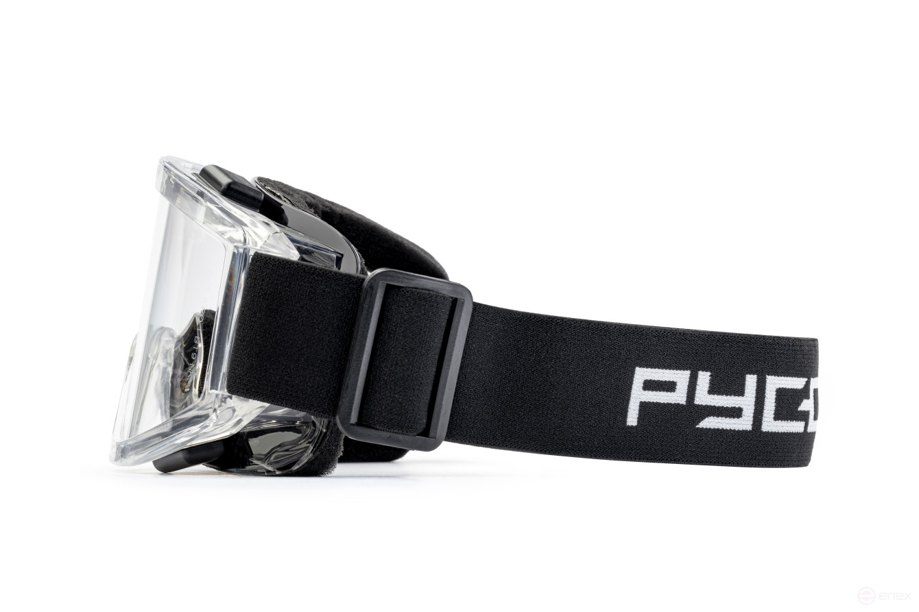 Protective glasses Sphere with an obturator of the RUSOKO trademark