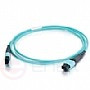 FHD-MC3-503-MPOM12/PS-MPOM12/PS-A-15M-LSZH-AQ Patch cord fiber optic MPO (DAD)-MPO (dad), type A, 12 fibers, 50/125 (OM3), 40/100G, LSZH, 15 m