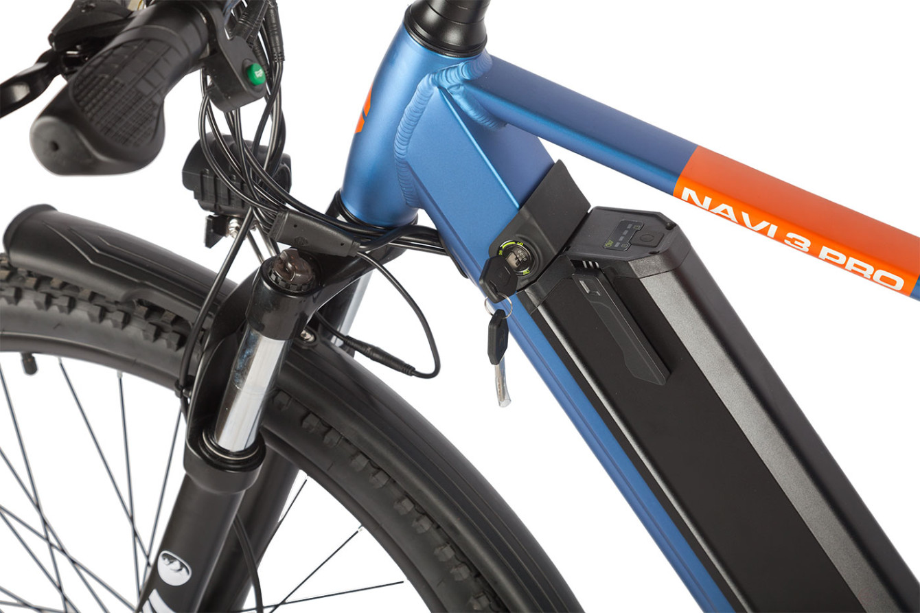 Электровелосипед Gelbert Navi 3 PRO, серый