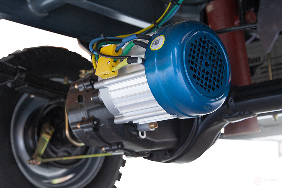 Cargo electric tricycle Rutrike Titan 2000 HYDRAULICS 60V1500W, grey