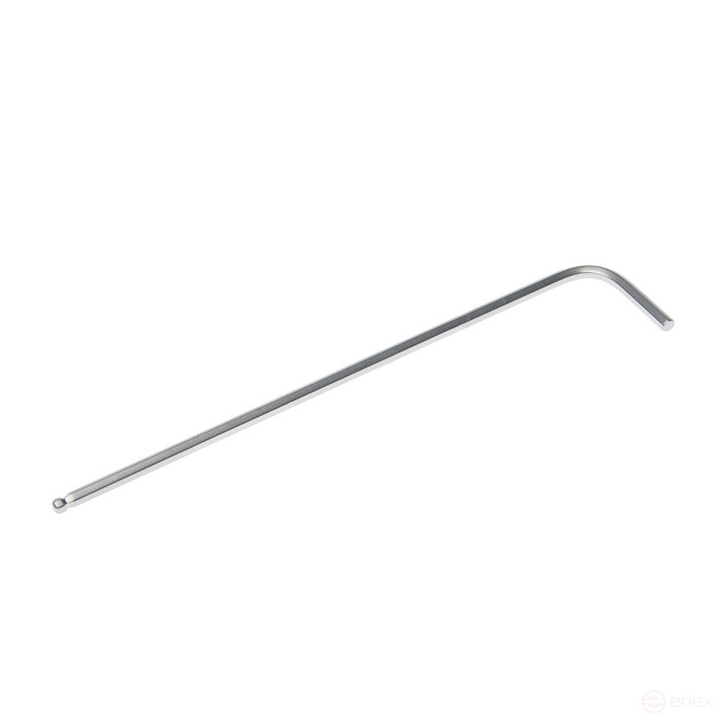 Ключ шестигранный 2мм ER-76502L: Г-образный удлиненный с шаром ЭВРИКА /1/50/300