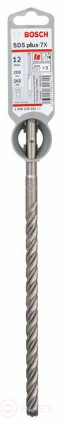 Ударные сверла SDS plus-7X 12 x 200 x 265 mm, 2608576151