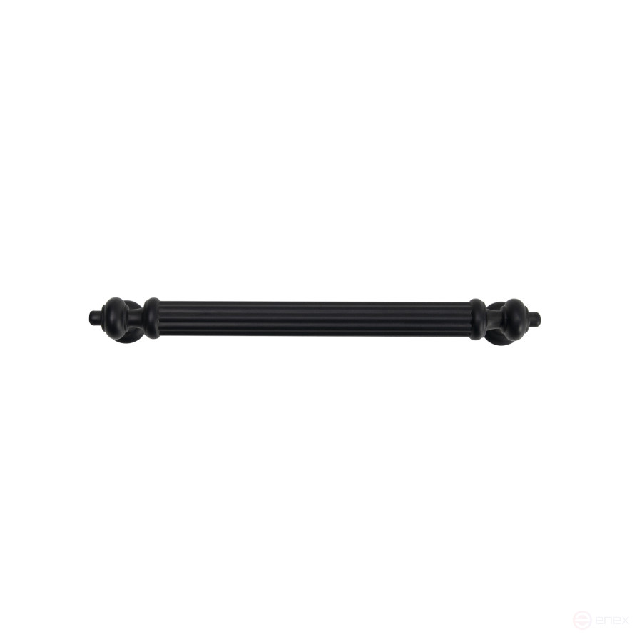 Handle meb. bracket met. ADAM 128 black matte, AKS