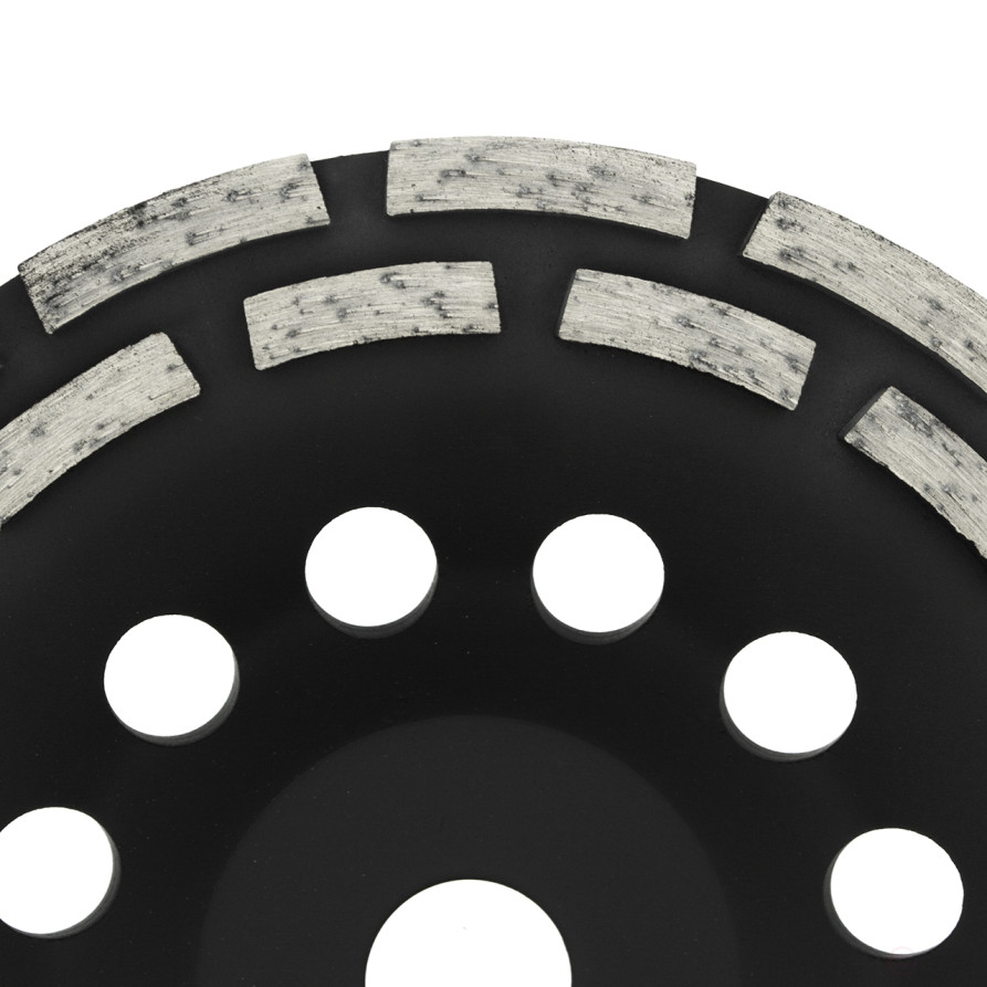 Чашка алмазная сегментная 2х рядная, серия "профи", 180 х 22 мм, Чеглок (20)