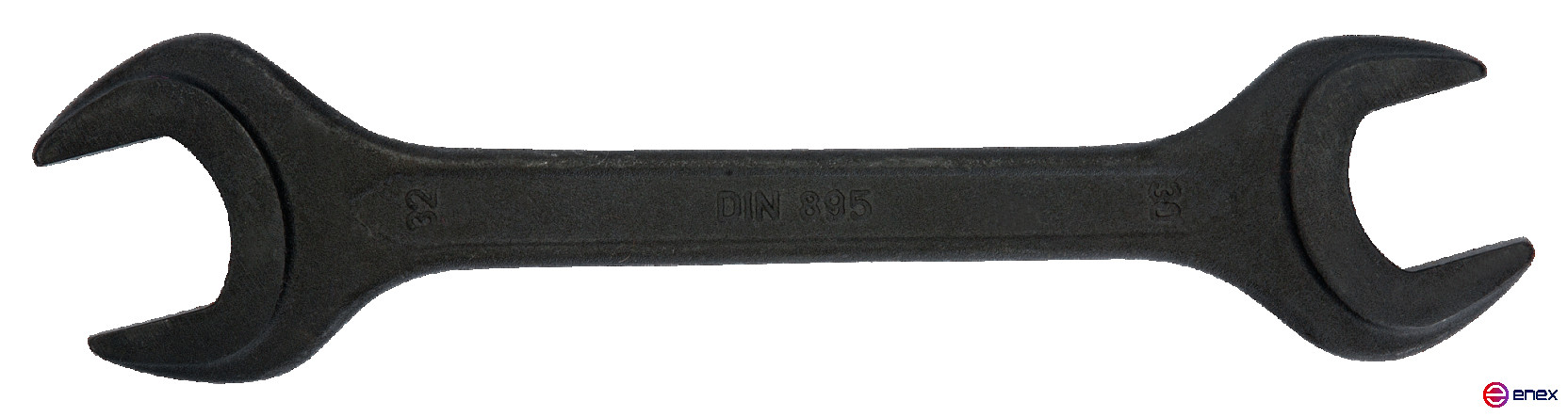 Двусторонний рожковый ключ, 13х17 мм, оксидированные