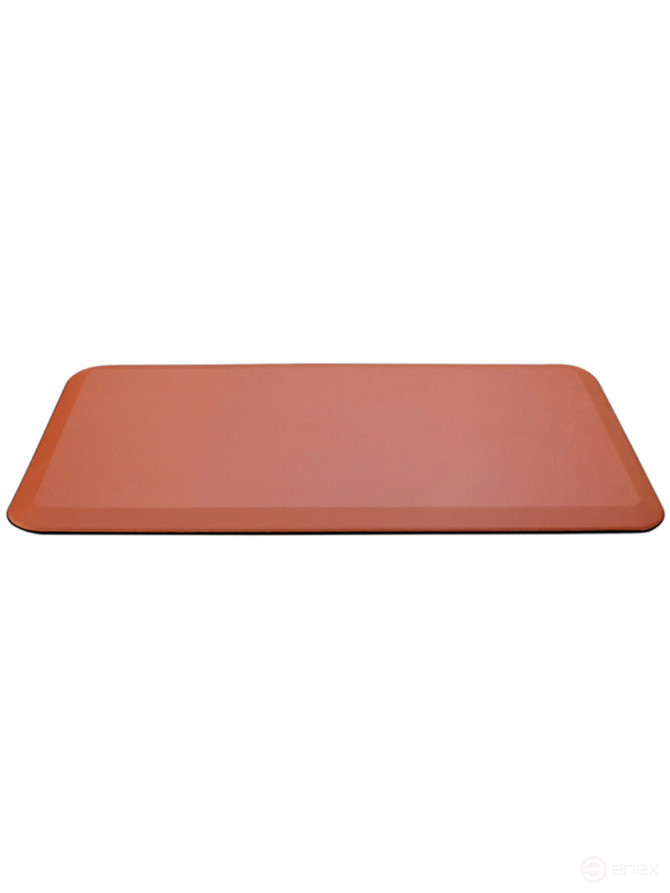Anti-fatigue mat "Leather", 51x99 cm, brown