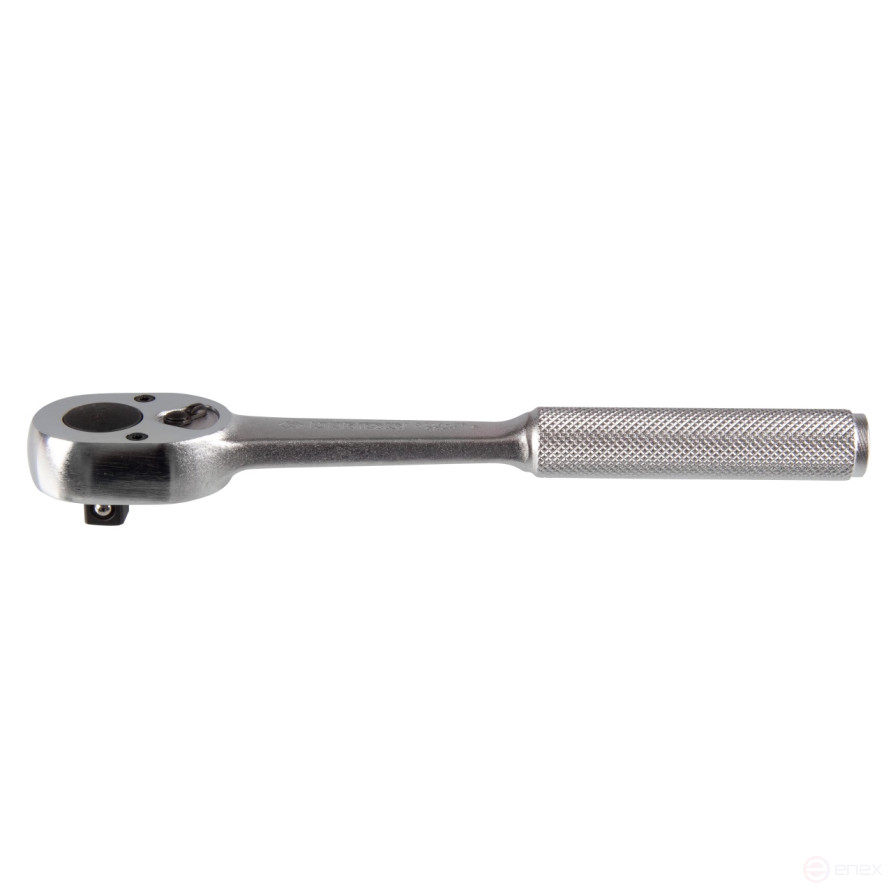 Трещотка 3/8", 200 мм, 32 зубца, флажковая, фиксатор KING TONY 3779-08F