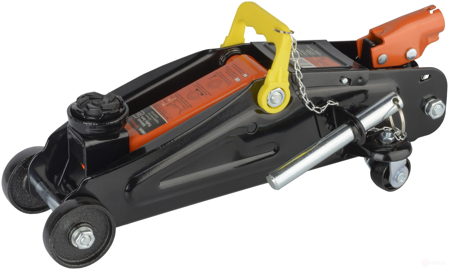 Домкрат гидр. 2.0т (130-330 мм подкатной; с фиксатором; в кейсе) АвтоDело (43228)