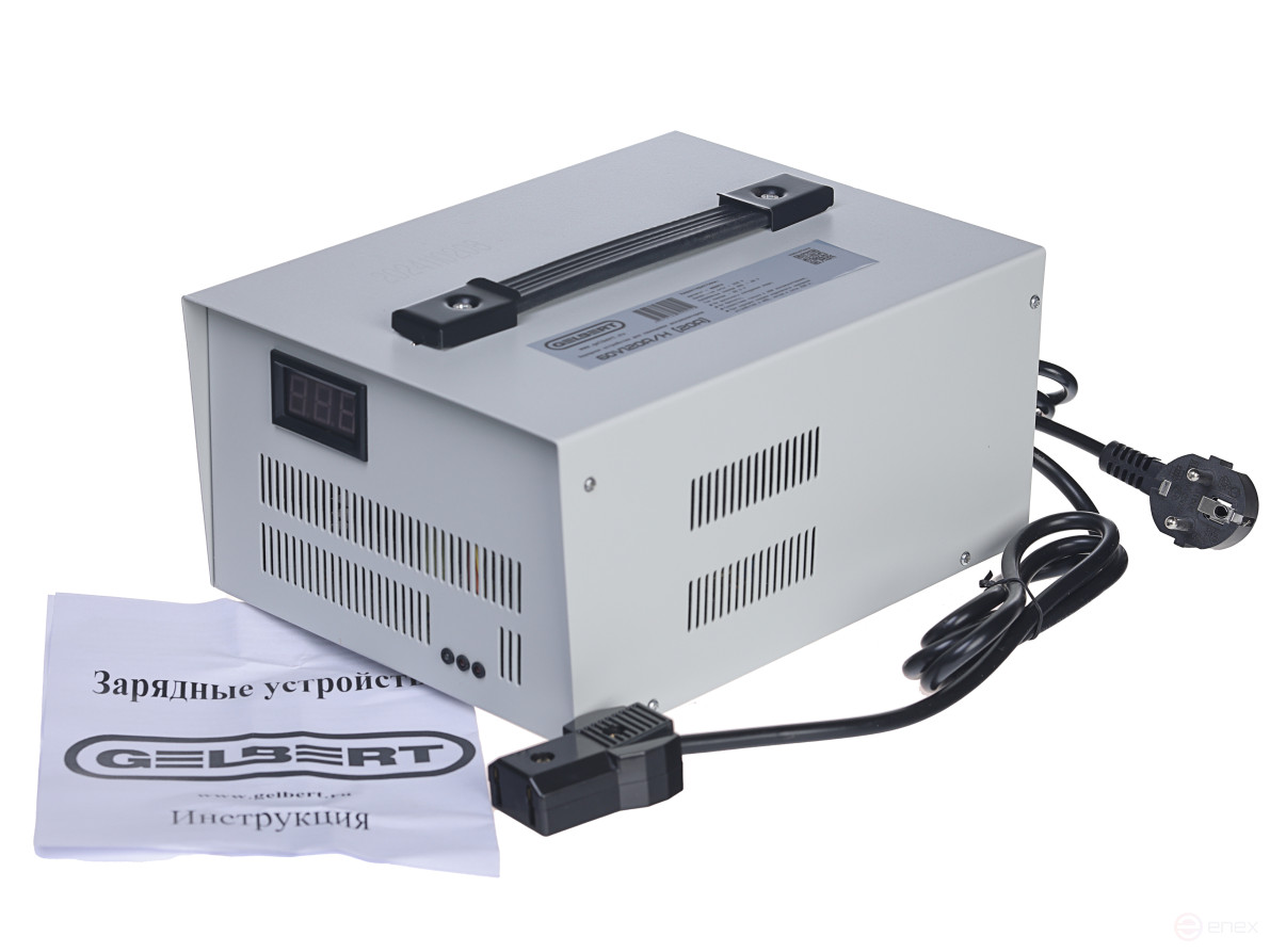 Зарядное устройство Gelbert для свинцовых аккумуляторов 60V120A/Н (20А)