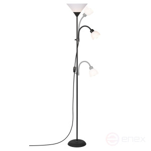 7088-502 Floor Lamp Rivoli Alexandrina 7088-502 Floor Lamp 1 x E27 40W + 1 x E14 40W Black