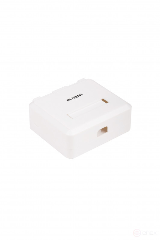 WRline WR-MB-2 Корпус настенной розетки для установки 2-х вставок типа Keystone Jack, цвет белый