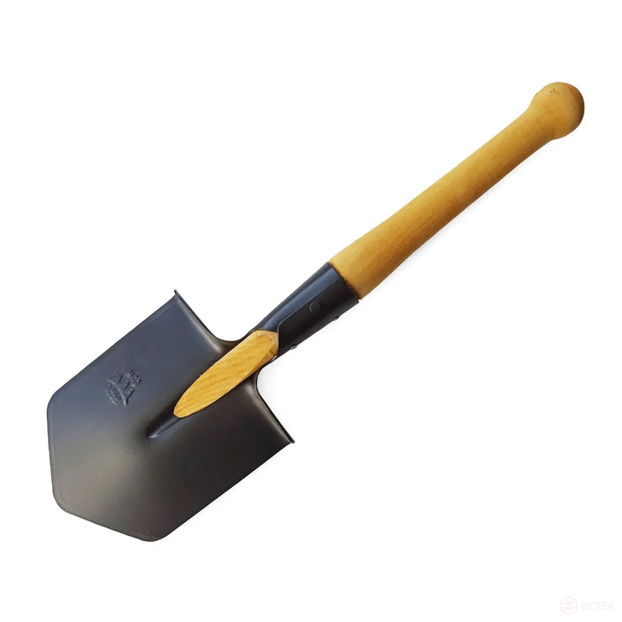 Штыковая армейская лопата СССР с клеймом Берёзка (МПЛ - 50), 2 мм, сапёрная лопатка туристическая/для отдыха на природе/для охоты и рыбалки