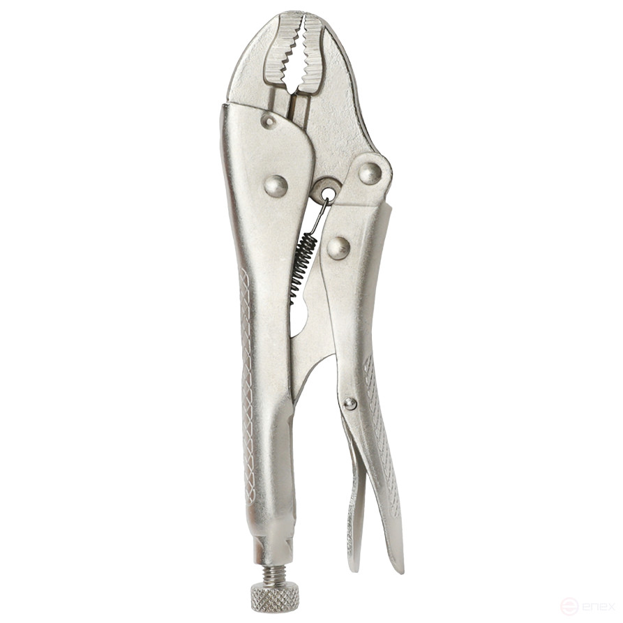 Locking pliers with curved clips 250mm CR-V prof WP231059 WORKPRO