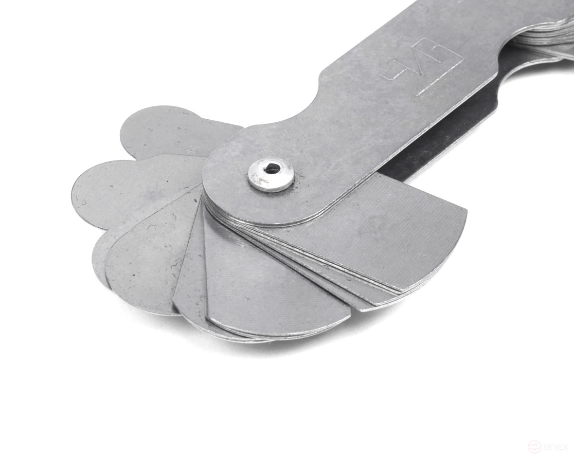 Набор шаблонов радиусных №3 (R 7 - 25мм) ЧИЗ