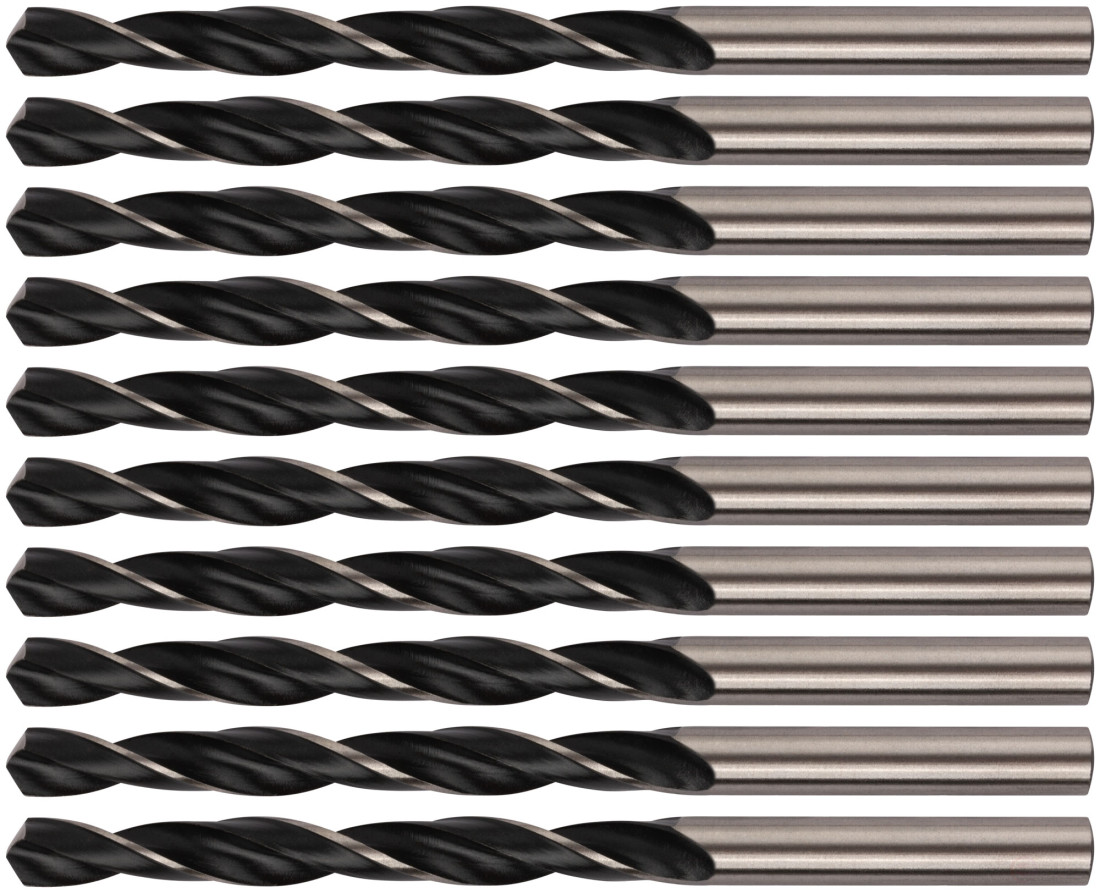 Metal drills HSS blackened 6,5x101 mm (10 PCs)