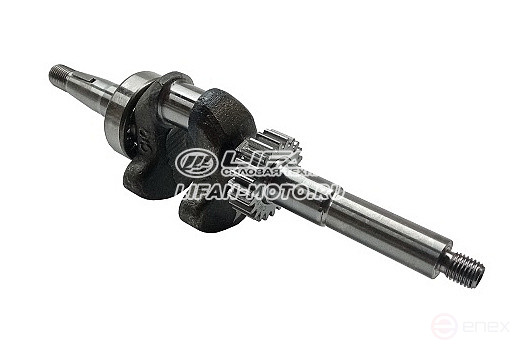 Коленвал LIFAN 13100/152F (для мотопомпы 25ZB12-1.4Q) резьбовой вал P4 type