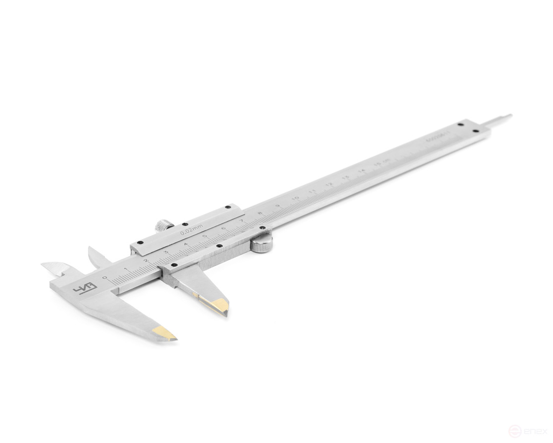 Vernier caliper marking SHTSRT I - 150 0.02 with carbide jaws CHEESE