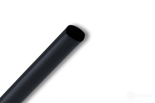 Heat Shrinkable Black Tube RIPO Plus Ø 16.0 / 8.0 Black 100m