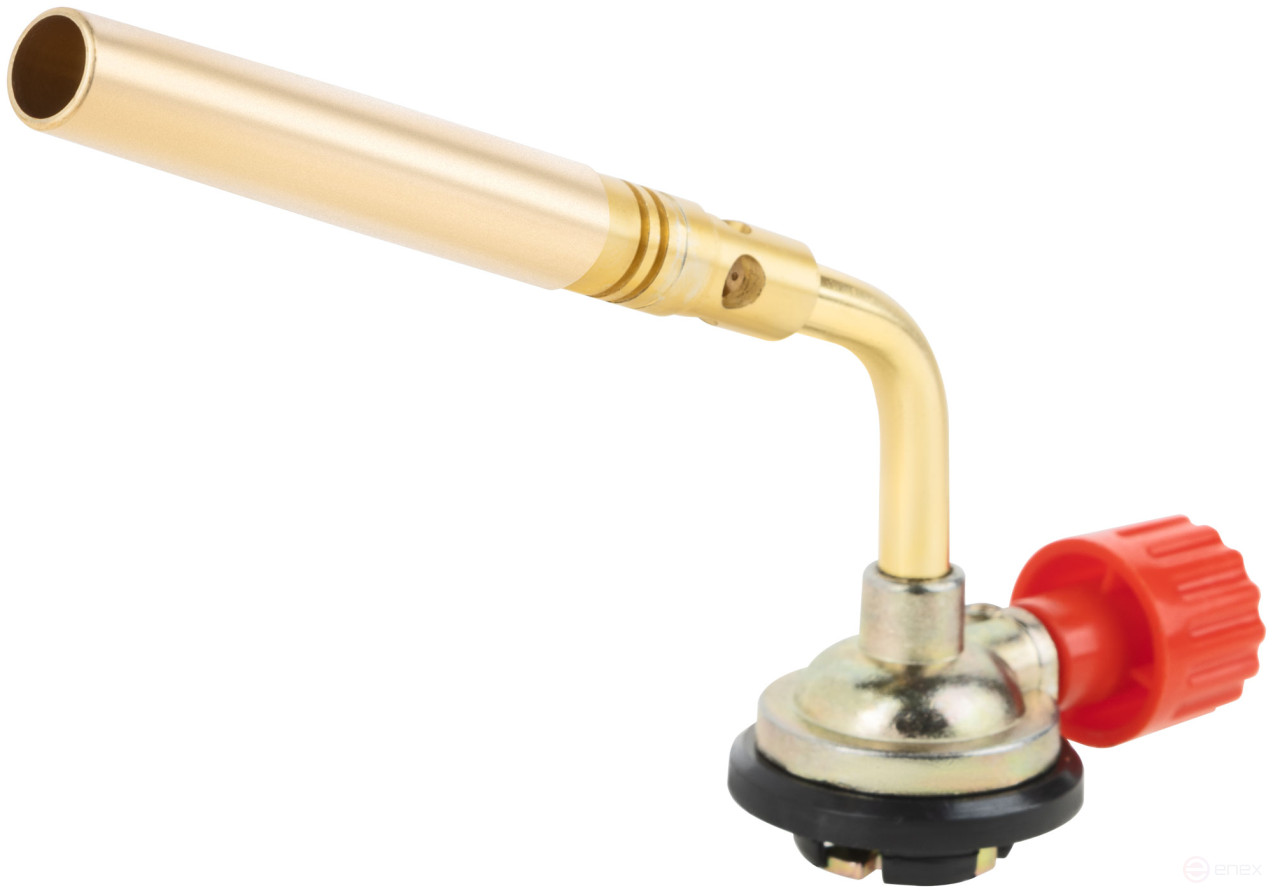 Gas burner for a standard collet cylinder