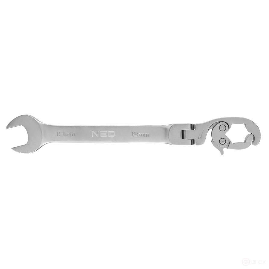 Ключ комбинированный гибкий зубчатый 19 мм