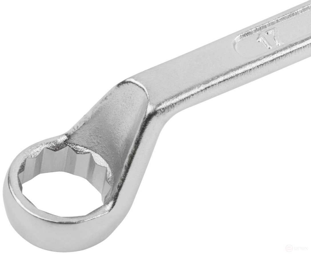 Ключ накидной "Хард", хромированное покрытие 13х17 мм