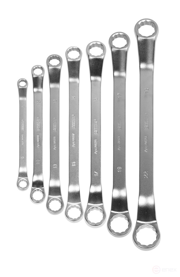 A set of ring cranked keys 7 pcs.