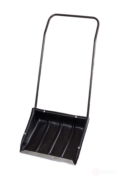 Скрепер малый ДП-1 п/э 600*470 с широкой оцинкованной планкой на заклепках