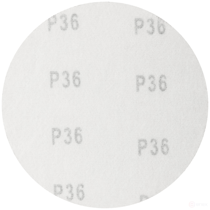 Круги абразивные шлифовальные на ворсовой основе под "липучку" (Р36, 125 мм, 5шт.), Cutop Profi