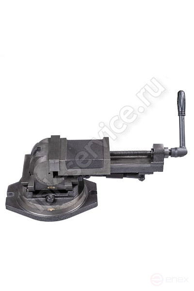 Тиски станочные 125мм глобусные 3-х осевые поворотные Тип 3412 QW125