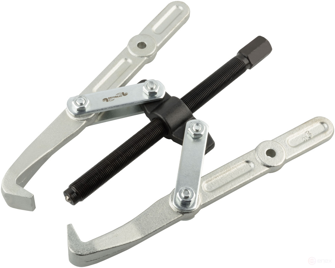 Съемник 2-х лапый удлиненный шарнирный 225мм ф36-230мм (АвтоDело) 41805