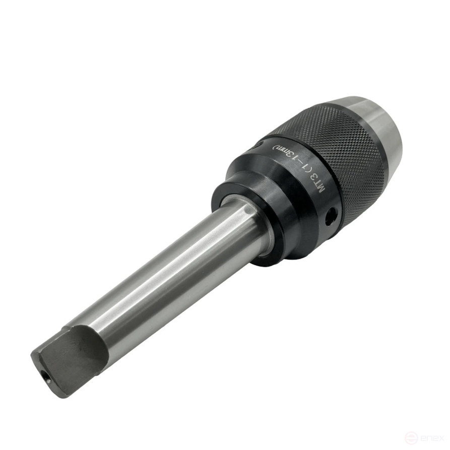 Self-locking drilling chuck PSS 13 (1.0-13.0), with shank KM3, with foot TORNERI T027228