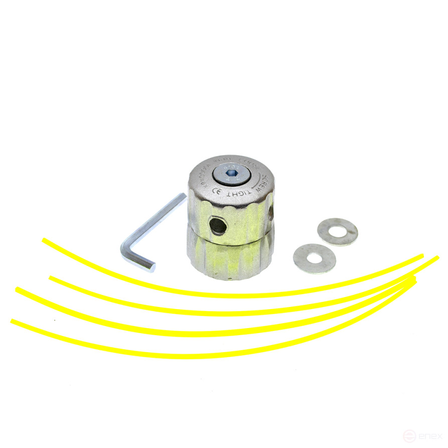 Катушка для триммера 32, Паук, Ударостойкий металл, Универсальная, Ребрист.,ЧЕГЛОК (100) (W01-007)