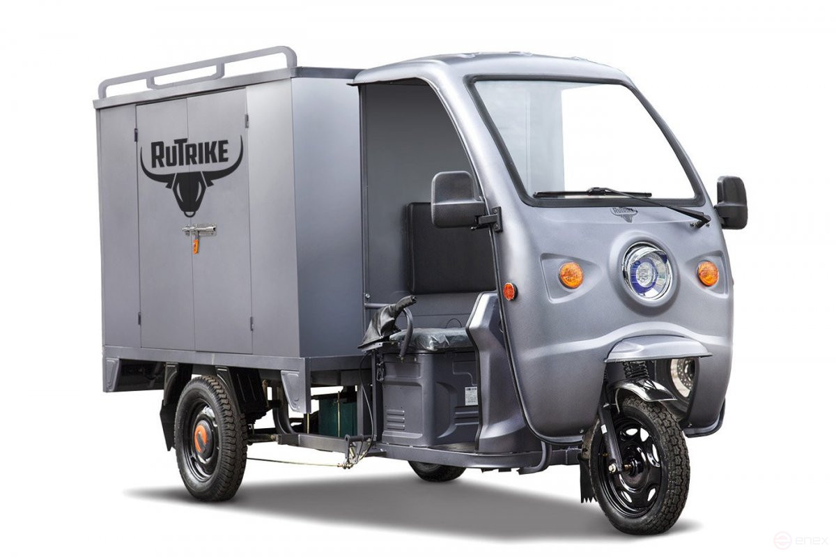 Грузовой электротрицикл Rutrike КАРГО 1800 60V1000W, темно-серый