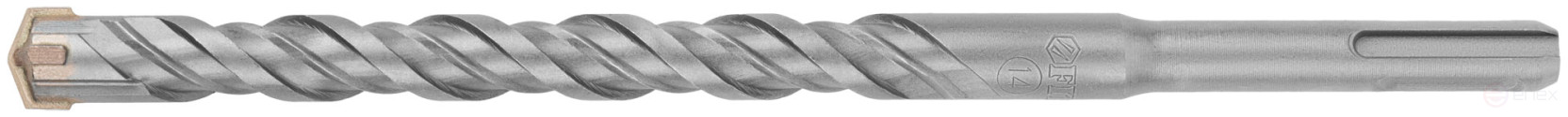 Бур по бетону SDS-PLUS, Профи, крестообразная вставка, двойная спираль, 14 х 210 мм