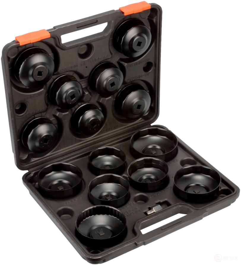 Набор ключей масляного фильтра "чашка" 15 пр. (АвтоDело) 40535