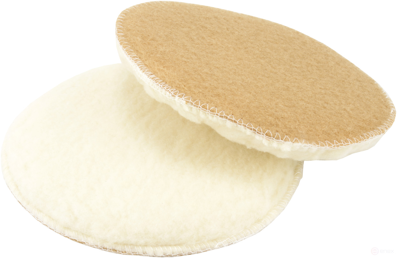 Polishing sheepskin nozzle with velcro D-195mm Car body (2 pcs with foam) 44068