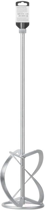 Миксер для легких строительных смесей усиленный Профи, хвостовик М14, 140х590 мм