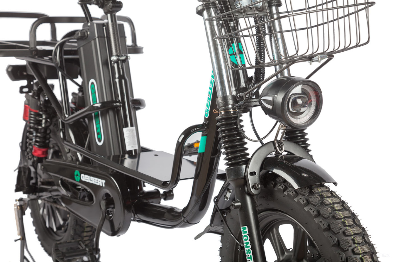 Электровелосипед Gelbert Khan Monster 1, черный