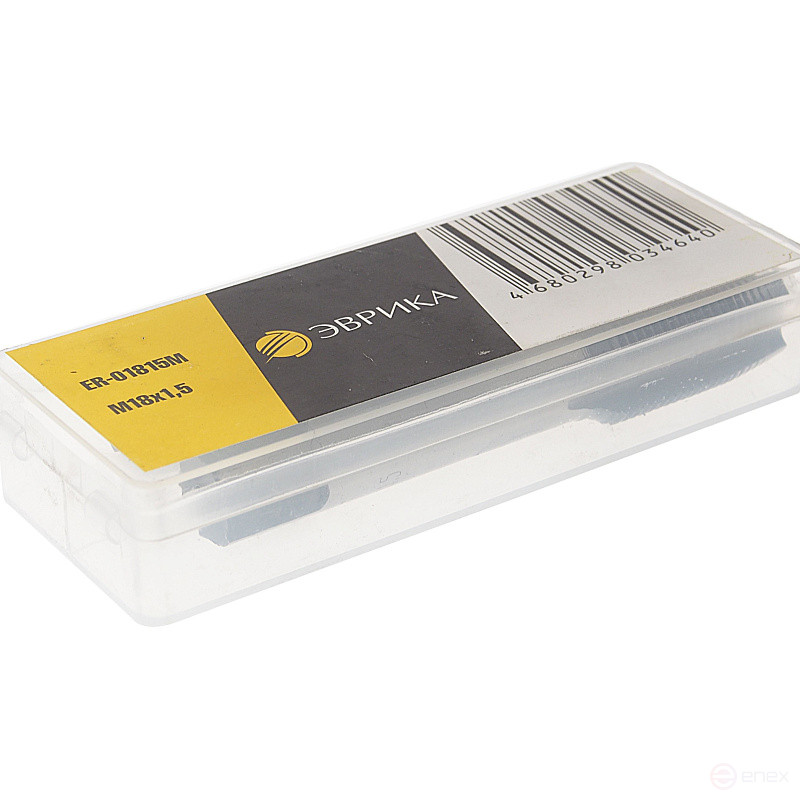 Метчик ER-01815M M18x1,5 (2шт),в пластиковом футляре ЭВРИКА /1