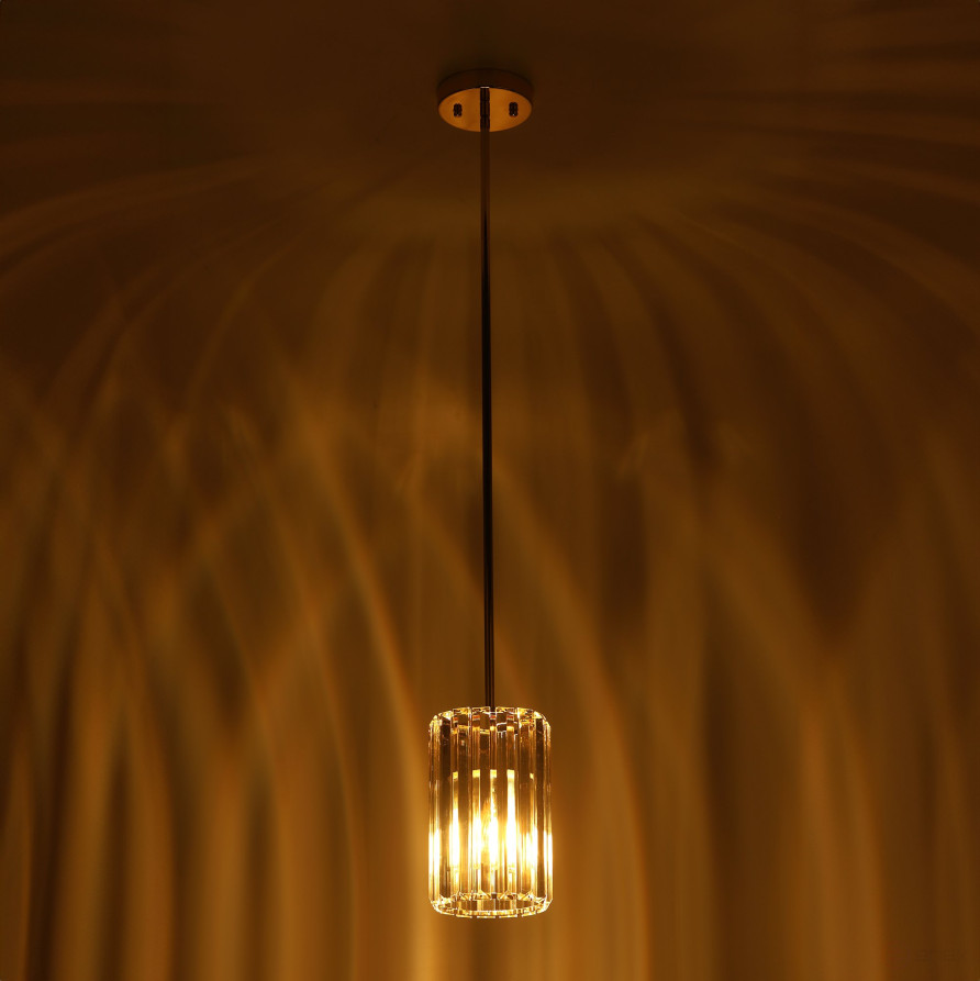 Светильник подвесной (подвес) Rivoli Suzanne 1052-201 1 х Е27 40 Вт хрусталь