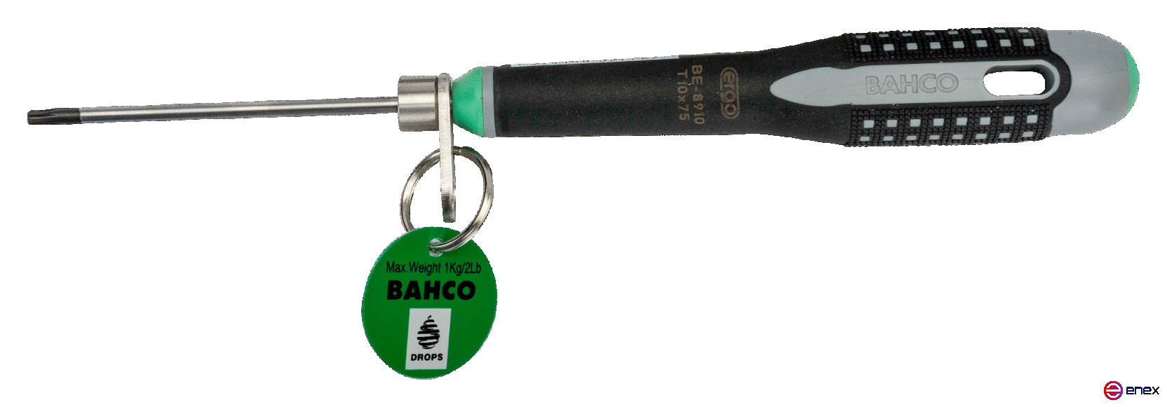 Отвертка с рукояткой ERGO под винты TORX T10x75 мм с фиксатором для работы на высоте