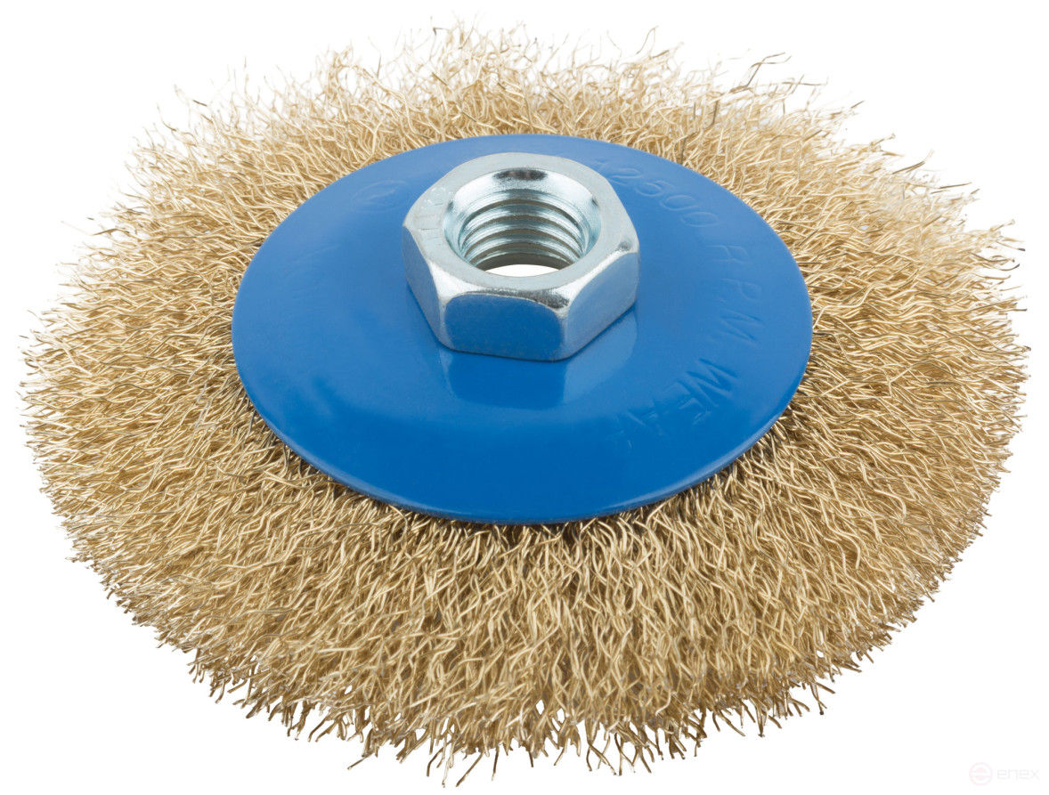 Cornice, type "wheel" with tilt, nut M14, steel wavy latuned wire 100 mm