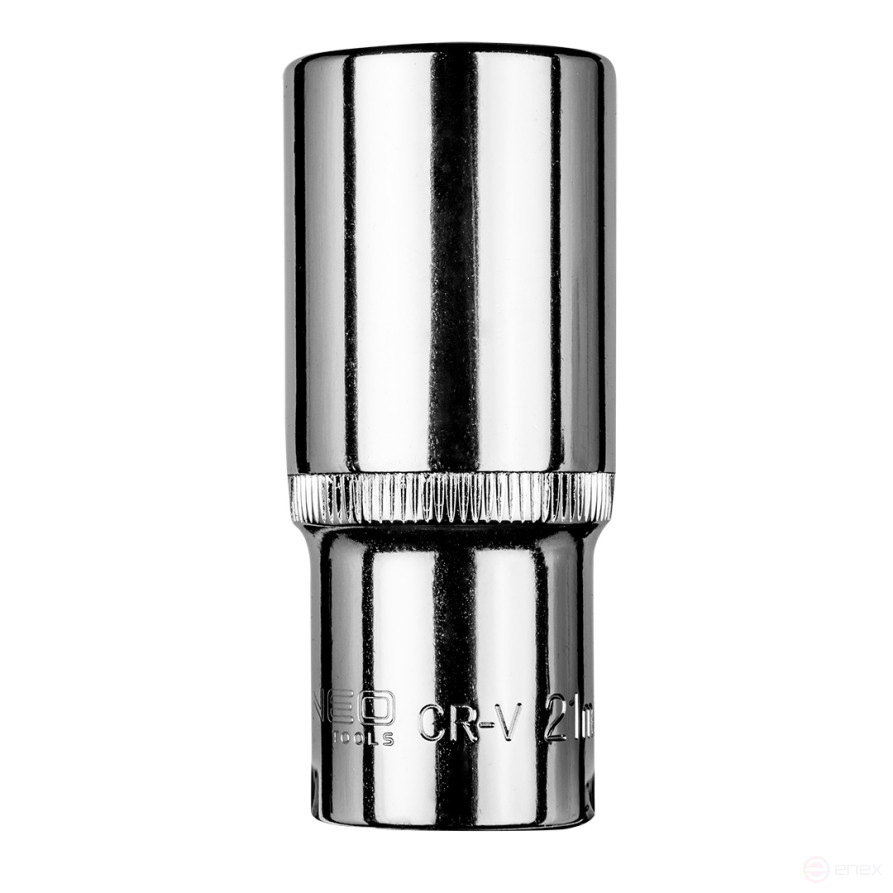 Головка торцевая 6-гранная 3/8", 21 мм, длин.