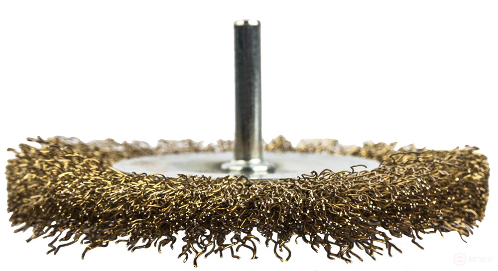 Кордщетка для дрели радиальная мягкая ПРАКТИКА 100 мм, хвост 6 мм (773-408)